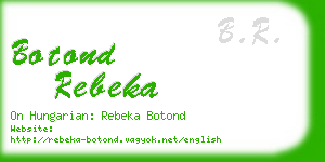 botond rebeka business card